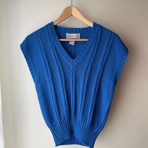 Women's Blue Sweater Vest